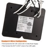 Facon 12Volt Touch Double Dimmer Switch,100W Max, PWM Wall Mount