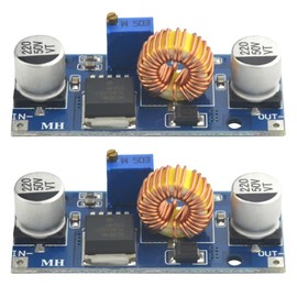 BGTXINGI 4Pcs Dc-Dc Buck Converter XL4015 Adjustable Step-Down Module Max 5A 75W 4-38V to 1.25-36V Power Supply High Efficiency Voltage Regulator Module