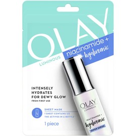Olay Luminous Niacinamide + Hyaluronic Sheet Mask, 1 count