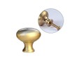 Tiazza 4pcs Solid Brass Knobs Antique Cabinet Drawer Small Pulls