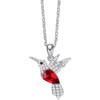 Mayfer Collar de plata esterlina .925 para mujer con dije