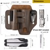 Gentlestache Multitool Leather Sheath for Belt, EDC Organizer, Multitool Pouch,Leather