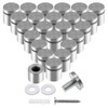 Luomorgo 24 Pcs 1" x 1" Stainless Steel Standoff Screws,