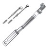 ISESLVNA Wrench Extender Torque Extension Leverage Tool, Ratcheting Wrench 1/2