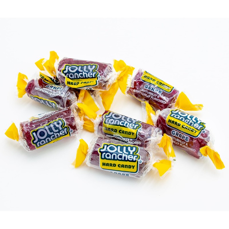 Hard Candy GRAPE 5 lb – Bulk Bag, Individually Wrapped,
