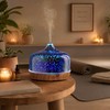 500ml Glass Aroma Diffuser for Bedroom Relaxation – Ultrasonic Cool