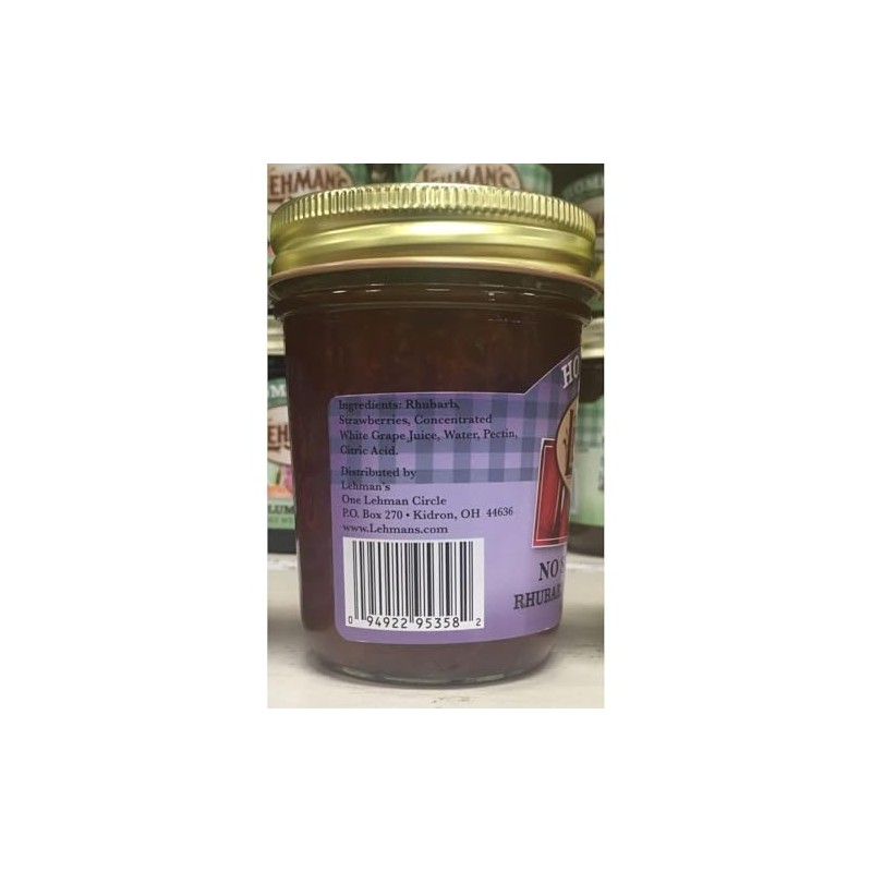 Lehman's No Sugar Added Jam, All Natural Homemade Jam, No