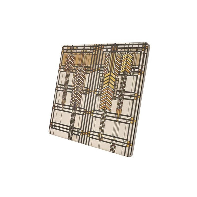 Frank Lloyd Wright's Dana-Thomas House II Design on 8" Square