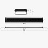 NICREW 36W Saltwater Aquarium Light, Marine LED Reef Light for