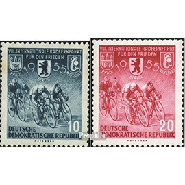 DDR 470-471 (complete.issue.) unmounted mint/never hinged ** MNH 1955 International Radfernfahrt for the (Stamps for collectors) Cycles