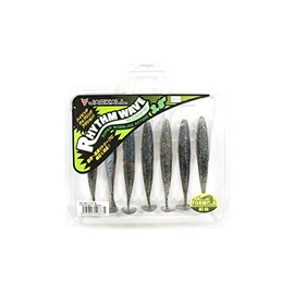 Jackall Worm Rhythm Wave, 3.8 Inch, Blue Gil/Pearl White