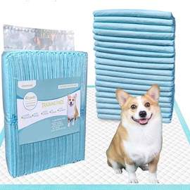 Puppy Pads, 40 Count, Disposable Pee Pads for Dogs, (23.6" x 23.6" ), Leak-Proof & Super Absorbent, Thicken Training Pads for Dogs, L Potty Pads for Dogs, Dog Pee Pads, Puppy Training Pads