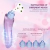 4 Replaceable Heads Blackhead Vacuum Removal Pore Acne Suction Cleanser