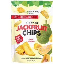 Jackfruit Chips, Net Weight 13 Ounce - Gluten-Free, No Added Sugar, No Artificial Ingredients