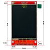 DIYmalls 2.8" SPI TFT LCD Display ILI9341 Resisive Touch Screen