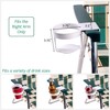 Lawn Chair USA Attachable White Cup Holder for Large Cans,