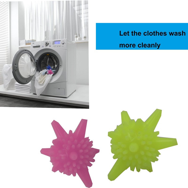 15 Pieces Washing Machine Ball, Reusable Non-tangled Environmentally Friendly Laundry
