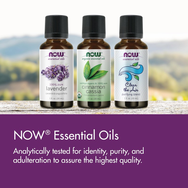 NOW NOW Essential Oils, Mental Focus Oil Blend, Centering Aromatherapy