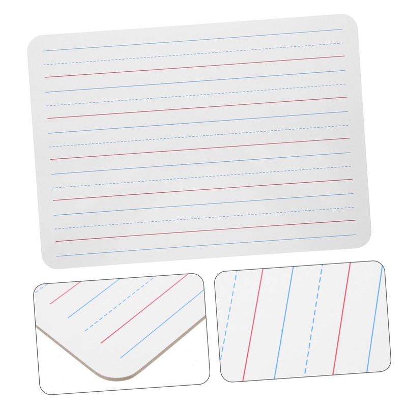 Operitacx Dry Erase Board with Lined for Kids Dry Erasable