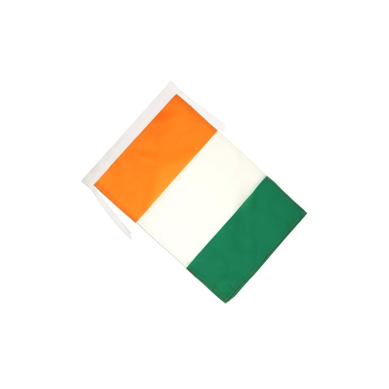 Ivory Coast Flag 18'' x 12'' cords - Ivorian SMALL