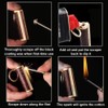 BIASTNR Permanent Match,Keychain Matchstick Fire Starter Immortal Lighter,Flint Match Stick
