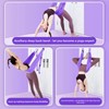 Aerial Yoga Stretching Strap with Loops – Premium Nylon Yoga