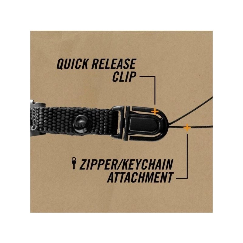 GERBER GDC Zip Blade Knife - Attaches to Zipper Pull