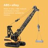 1:50 Engineering Crane Model Alloy Engineering Vehicle Static Model Toy