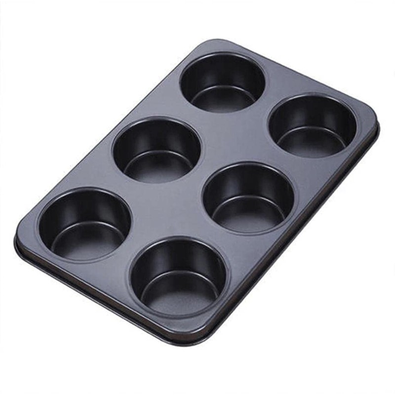 Royal Cuisine Nonstick Muffin Pan for Baking - Large 6-Cup