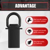 VIAGL 2Pcs 18000lbs Heavy Duty Removable D Ring Stake Pocket