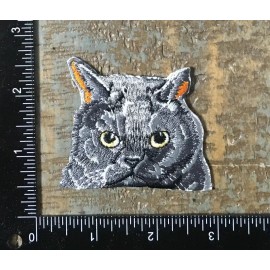 Unbranded GRUMPY CAT Kitten Pet Animal Feline Kitty Embroidered Iron-On Patch
