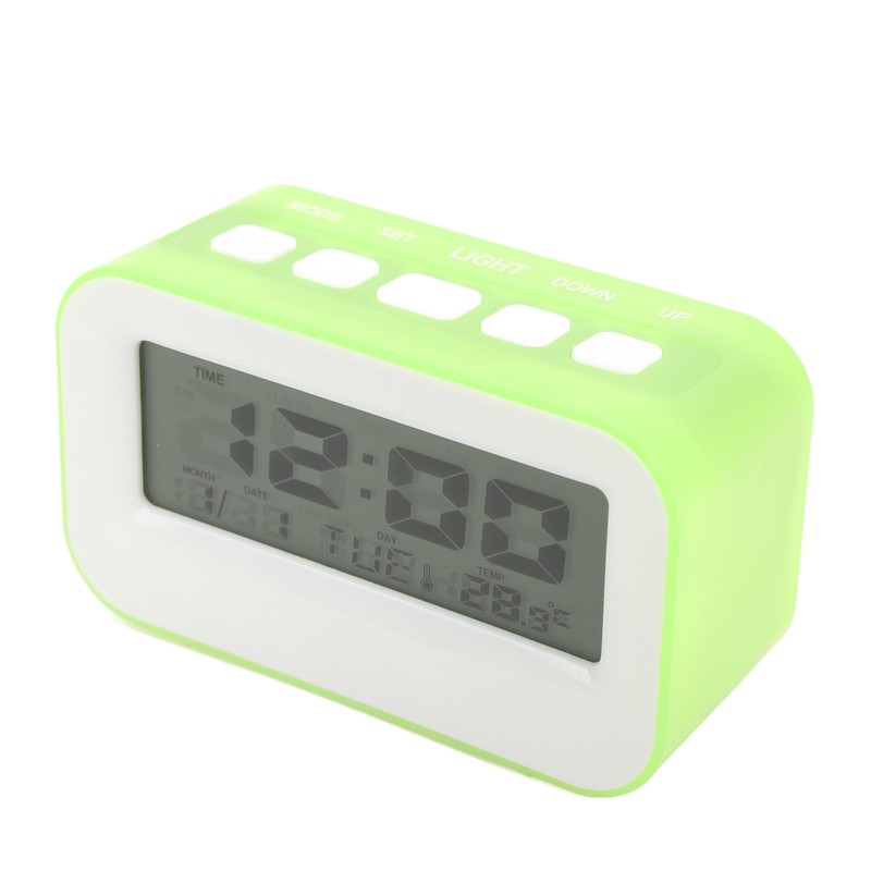 LCD Kids Alarm Clock Backlight Musical Alarms Countdown Timer Function