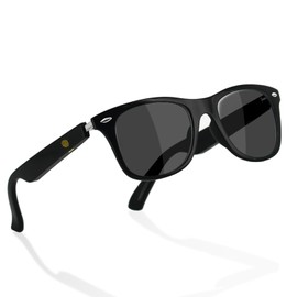 Smart Glasses for Men Women, Open Ear, UV Protection, Polarized Bluetooth Sunglasses with Mic Speakers, Touch & Voice Assistant Compatible - Up to 6 Hrs Battery, Audio Glasses for outdoor sports