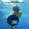 Dome Port IP68 98.4ft Waterproof Underwater Diving Lens Cover Housing