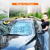 MVEQRRN Upgrade Car Wash Brush Mop with Long Handle,Microfiber Mitt