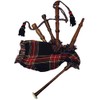 New Baby Mini Bagpipe Toy Playable Beginner Rose wood Black