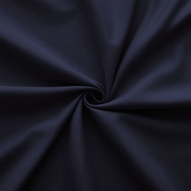 AMEHA Super King Fitted Sheet 25 cm Deep Soft Brushed Microfiber Fabric Easy Care Fade Resistant Fitted Bed Sheets (Navy, 180 x 200 cm)