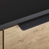 Furniture Handle Blank Round 50 mm Stainless Steel Look Titanium