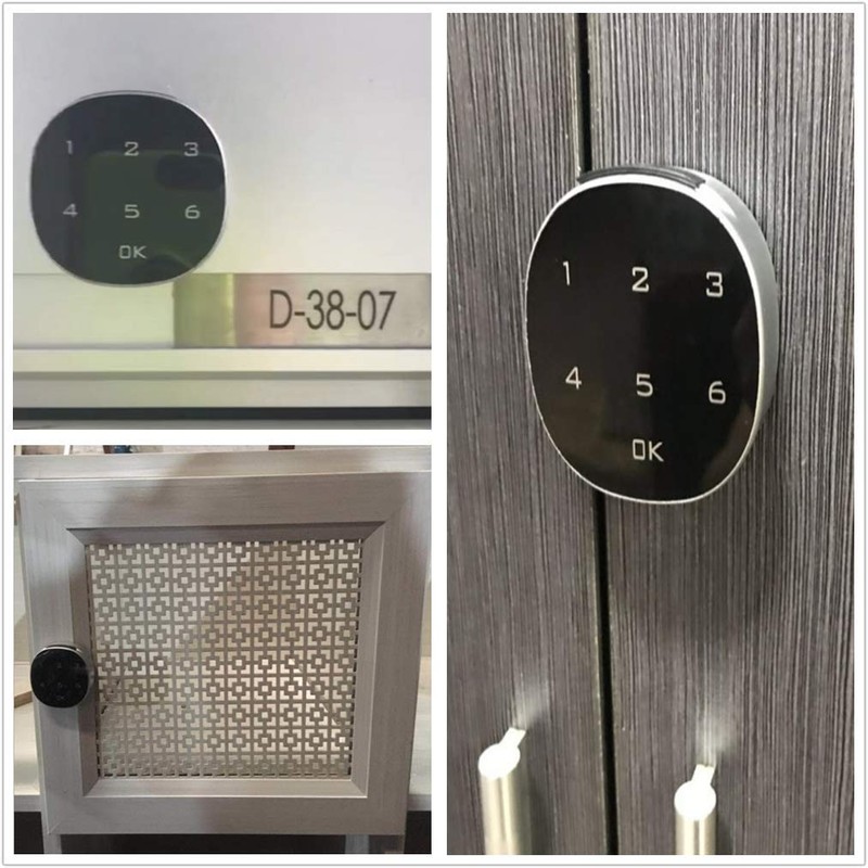 Touchscreen Digital Electronic Password Coded Lock for Cabinet Mailbox File