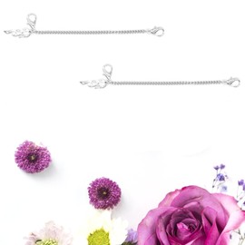 Gownsella 2PCS Shoe Charms Chain Shoelace Chains DIY Punk Shoe Accessories Decoration for Boot Sneaker Bag Handbags Pants Chain Keychain Cool Party for Girl Women (05Flame)