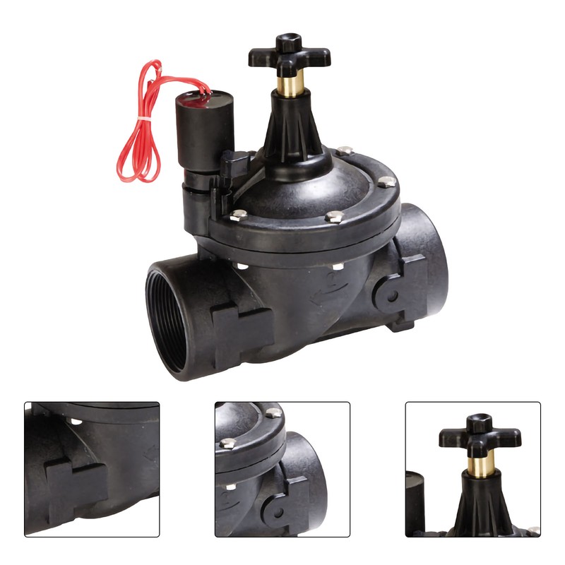 Electric Solenoid Valve Wear Resistant Durable Irrigation Closed Electric Solenoid
