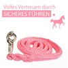 Lead Rope with Panic Hook, for Horses, Ponies, Shetty, Donkey,