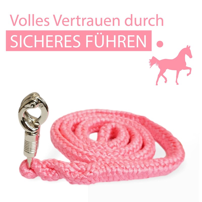 Lead Rope with Panic Hook, for Horses, Ponies, Shetty, Donkey,