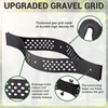 Gravel Grid 4.4x33 FT with 20Pcs Landscape Staples, 3'' Thick