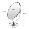 Espejo de Maquillaje con Soporte, Espejo de Aumento 1X/3X de