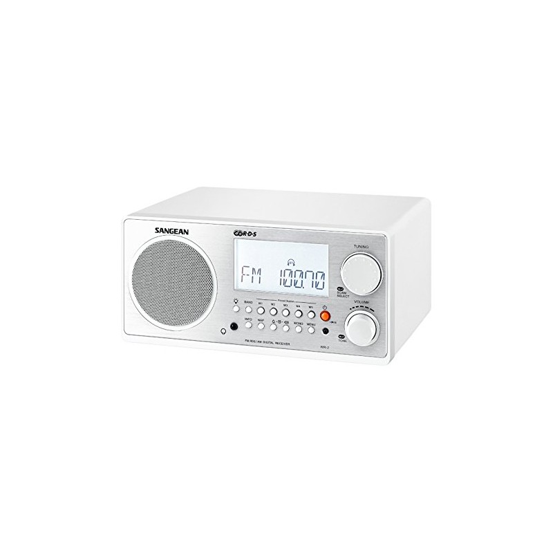 Sangean All in One AM/FM Alarm Clock Radio with Large