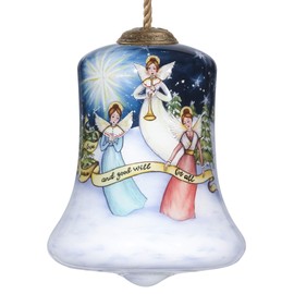 Inner Beauty Gifts, Hanging Ornament Bell-Shaped (Love Peace and Goodwill to All, 1911067)