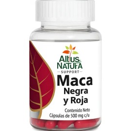 Maca Negra Y Roja 60 Cap 500 Mg C/u Altusnatura