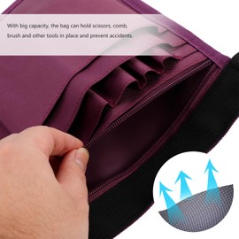 Ipetboom Hairdressing Pouch Bag Barber Tool Storage Hair Tool Pouch Scissor for Hairdresser