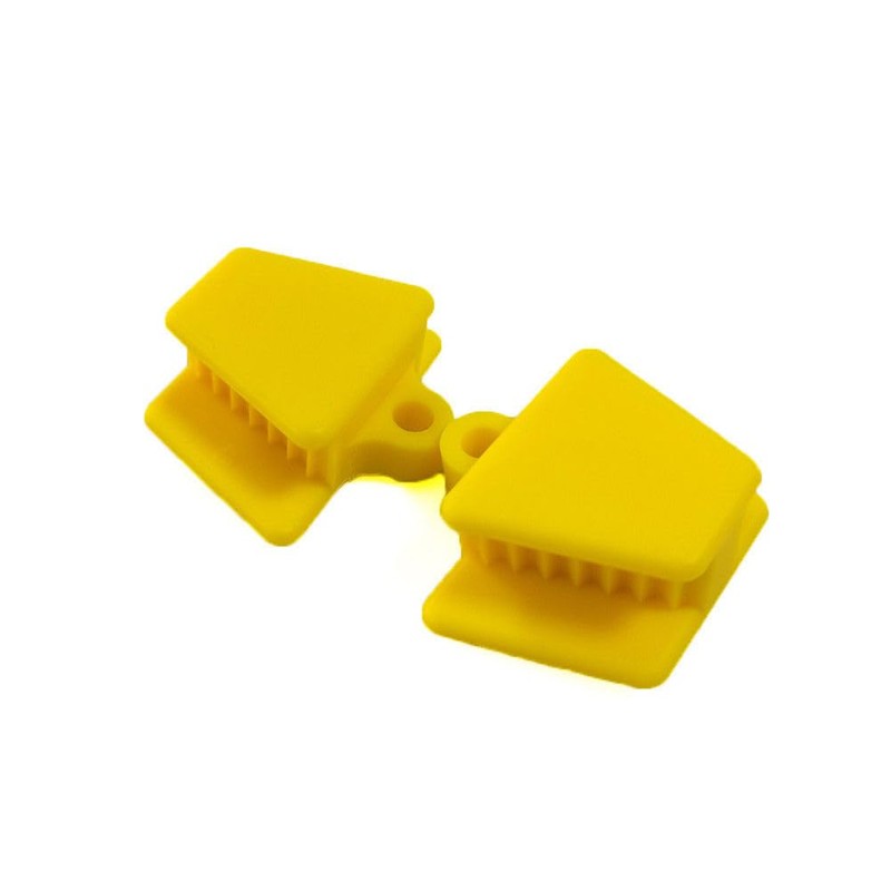 EASYTODENTA - Bloques dentales de silicona para mordedura de boca,
